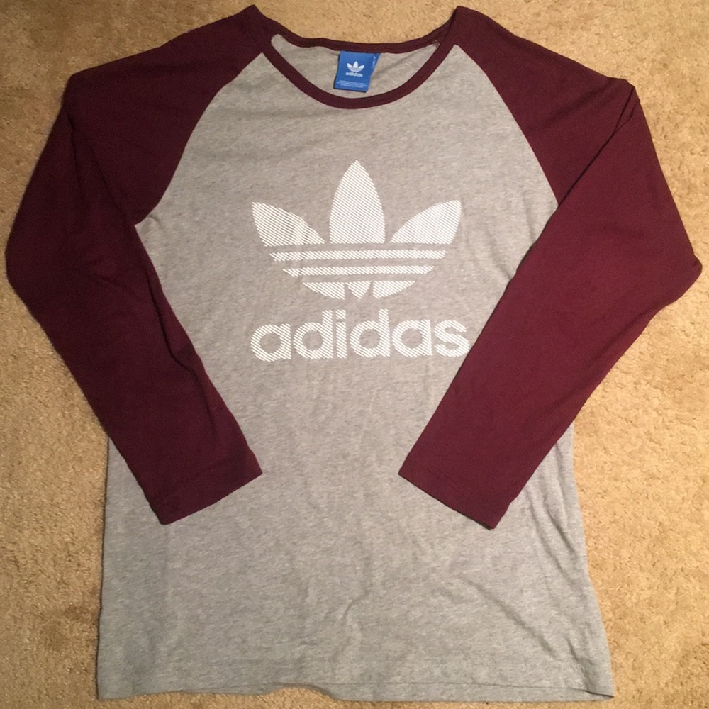 Adidas Long-Sleeve Baseball Tee